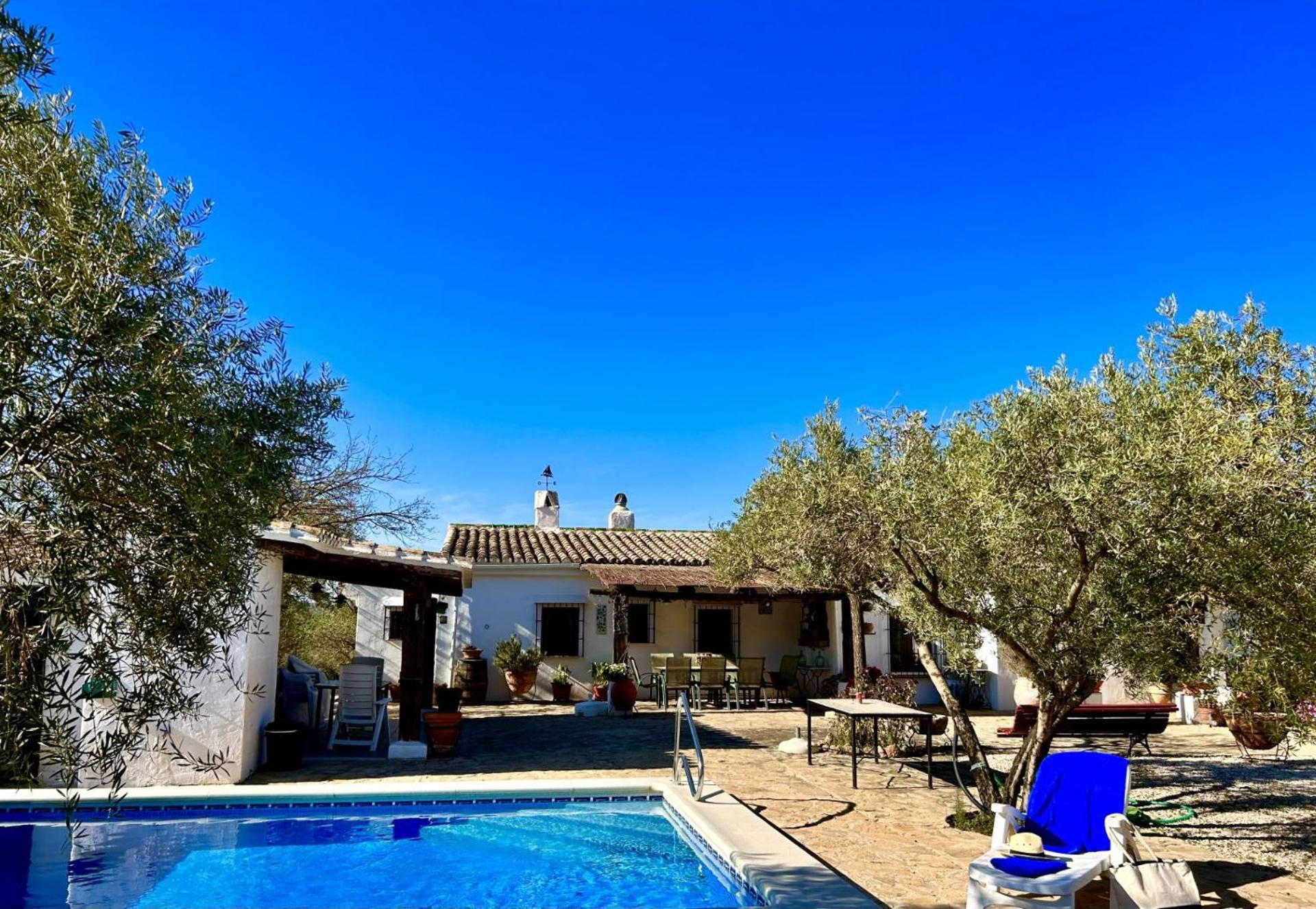 Refugio Andaluz Con Piscina Entre Olivos Villanueva de Tapia Exterior foto