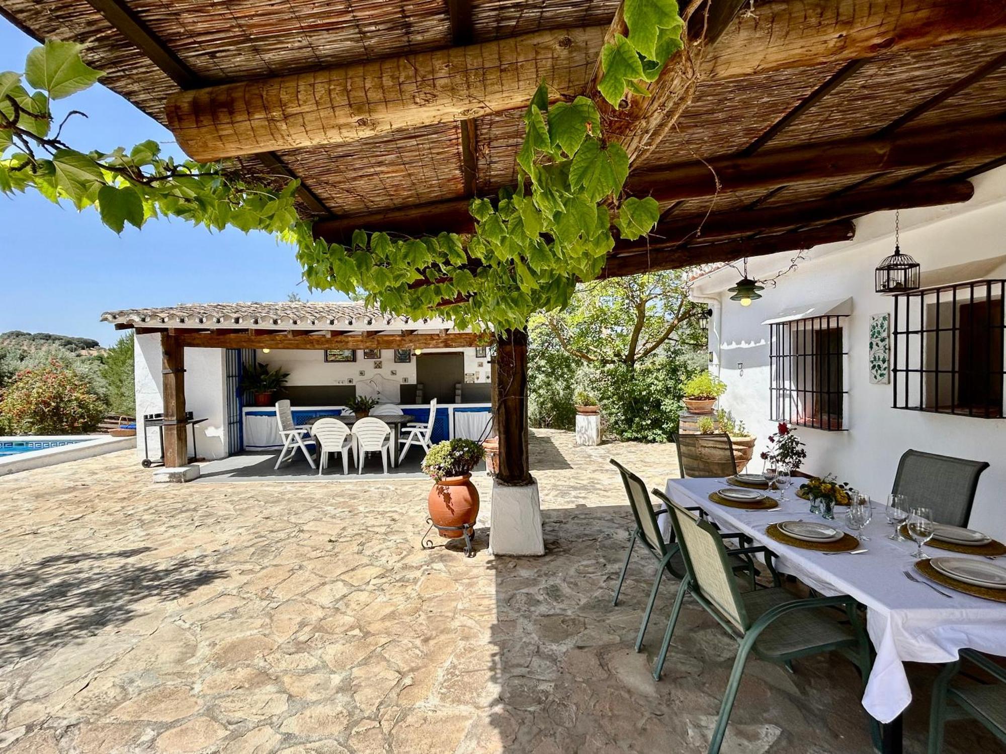 Refugio Andaluz Con Piscina Entre Olivos Villanueva de Tapia Exterior foto